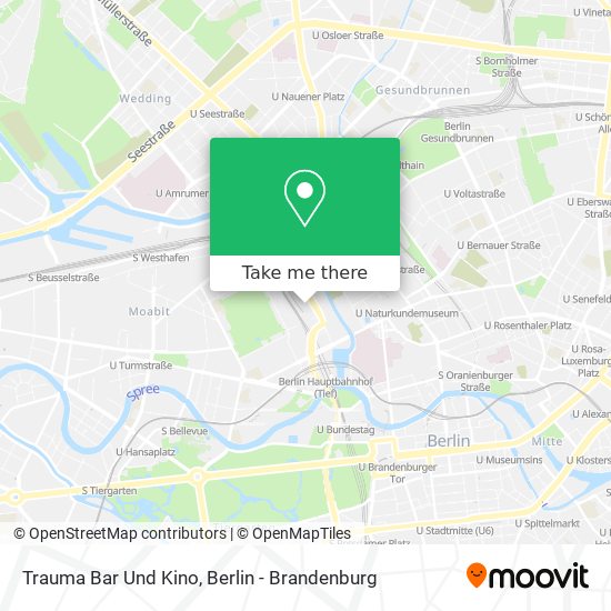 Trauma Bar Und Kino map