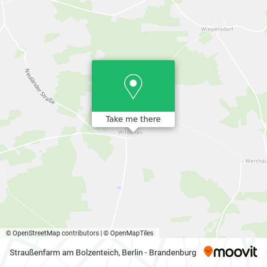 Straußenfarm am Bolzenteich map