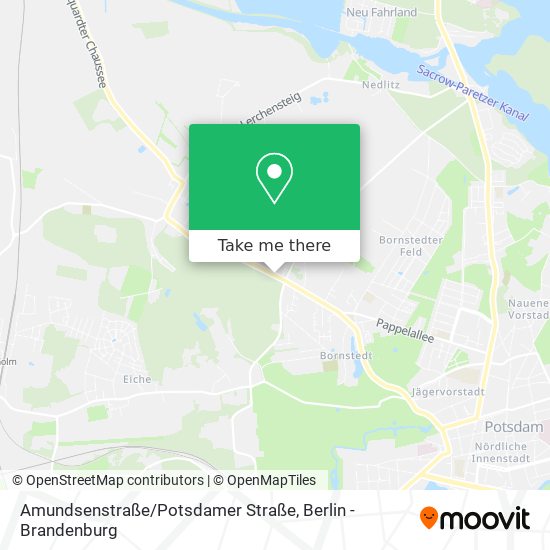 Amundsenstraße / Potsdamer Straße map