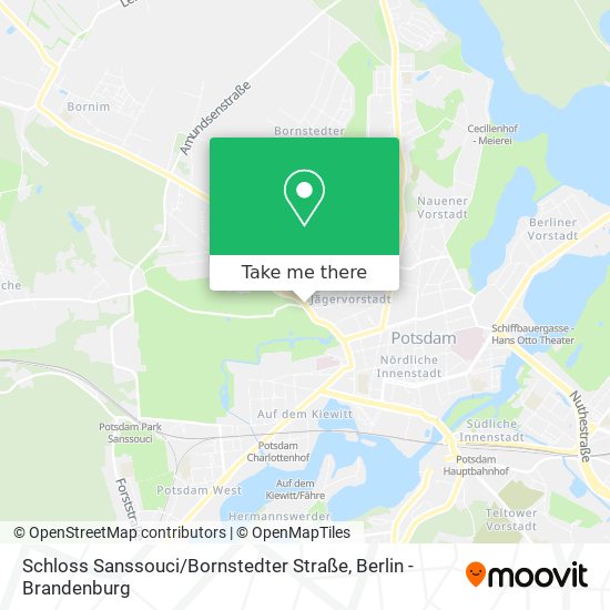 Schloss Sanssouci / Bornstedter Straße map