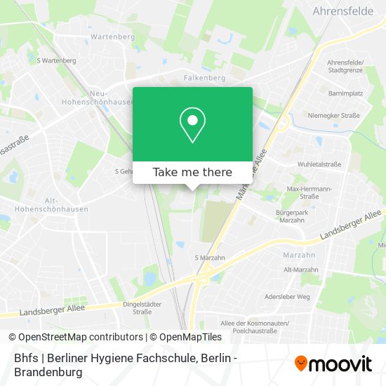 Bhfs | Berliner Hygiene Fachschule map