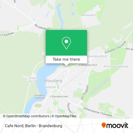Карта Cafe Nord