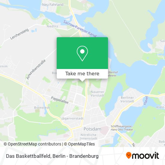 Das Baskettballfeld map