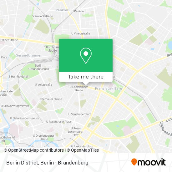 Berlin District map