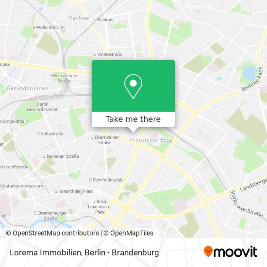 Lorema Immobilien map