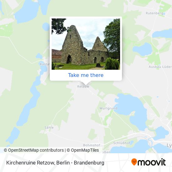 Kirchenruine Retzow map