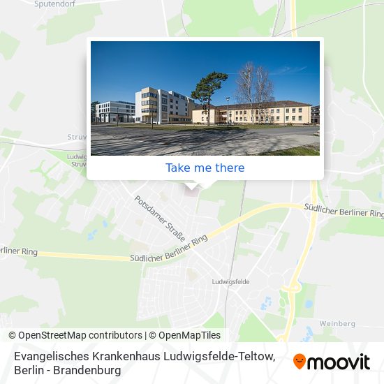 Evangelisches Krankenhaus Ludwigsfelde-Teltow map
