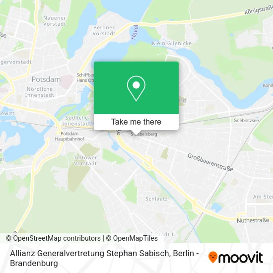 Карта Allianz Generalvertretung Stephan Sabisch
