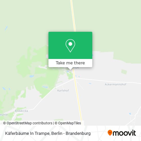 Käferbäume In Trampe map