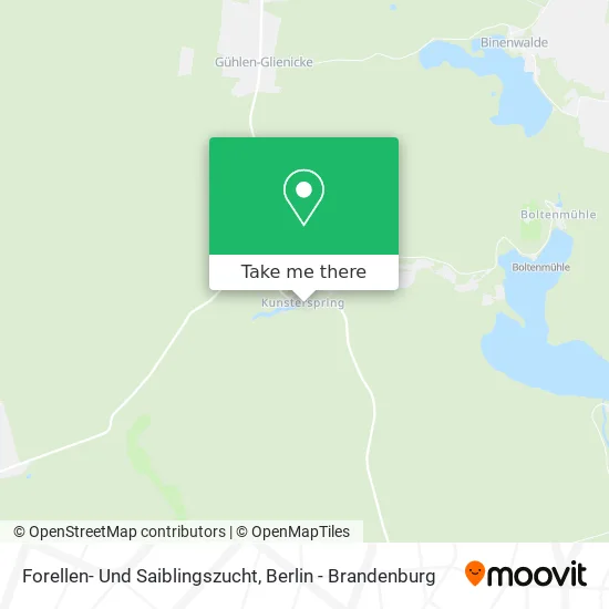 Карта Forellen- Und Saiblingszucht