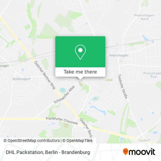 DHL Packstation map