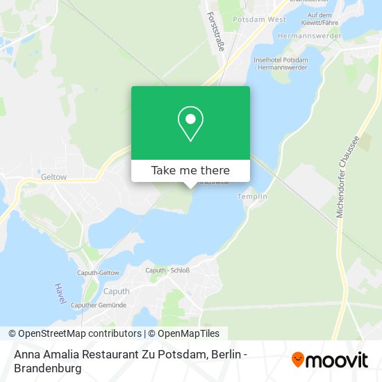 Anna Amalia Restaurant Zu Potsdam map