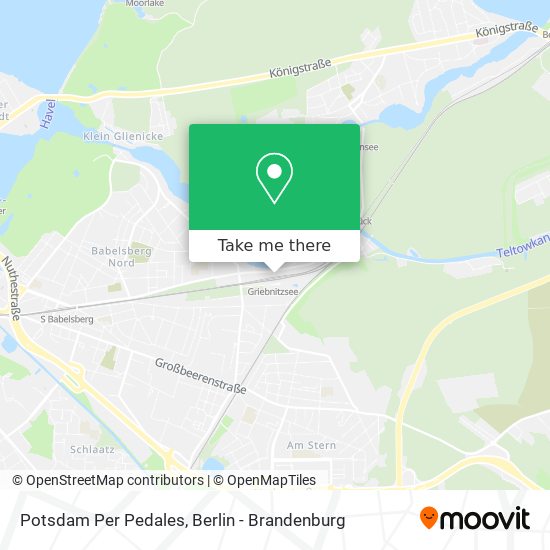 Potsdam Per Pedales map