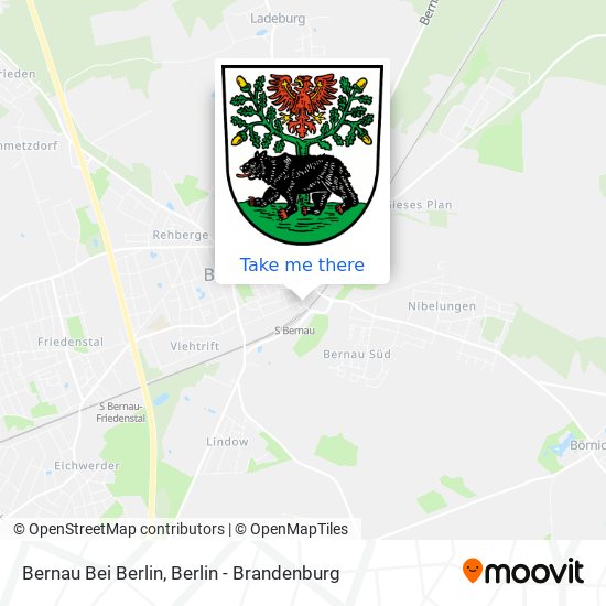 Карта Bernau Bei Berlin