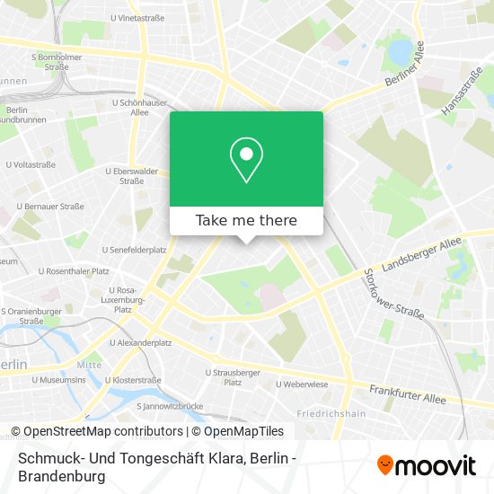 Schmuck- Und Tongeschäft Klara map