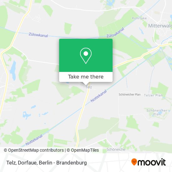 Telz, Dorfaue map