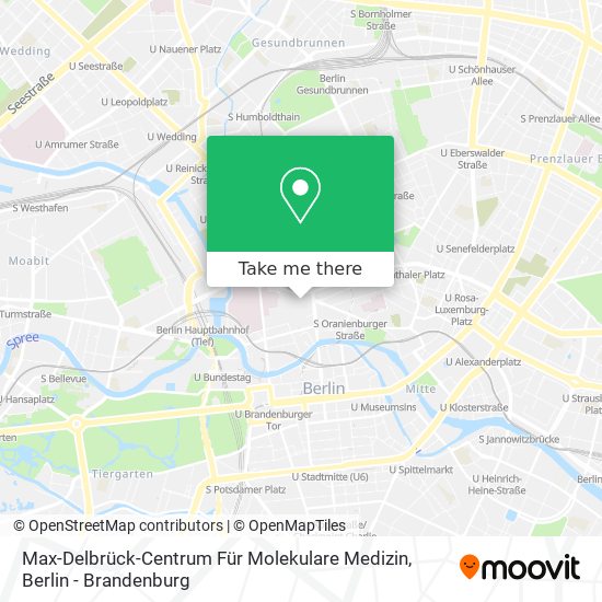 Max-Delbrück-Centrum Für Molekulare Medizin map