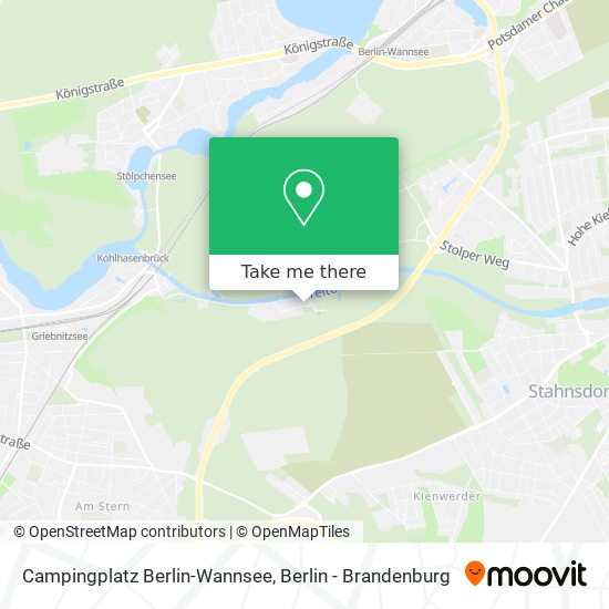 Карта Campingplatz Berlin-Wannsee
