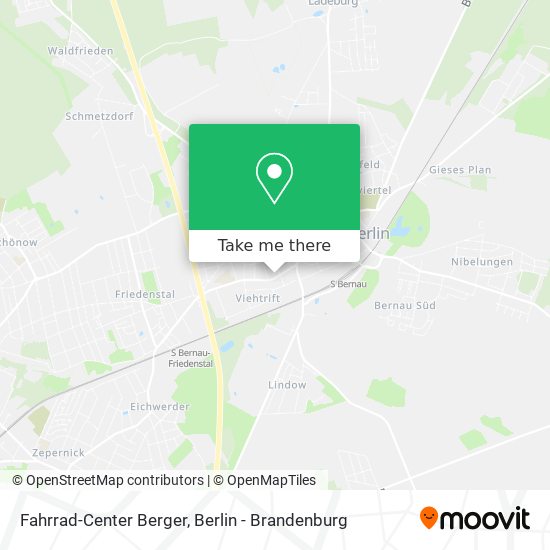 Карта Fahrrad-Center Berger