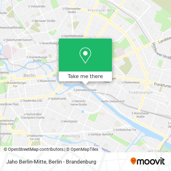 Карта Jaho Berlin-Mitte