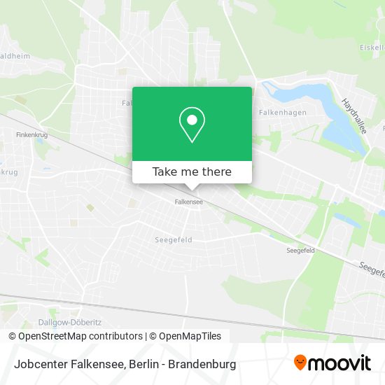 Jobcenter Falkensee map