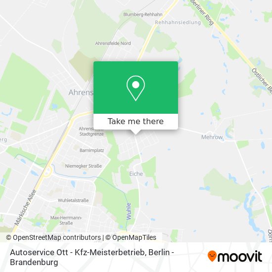 Autoservice Ott - Kfz-Meisterbetrieb map