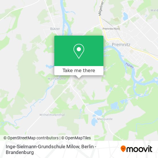 Inge-Sielmann-Grundschule Milow map