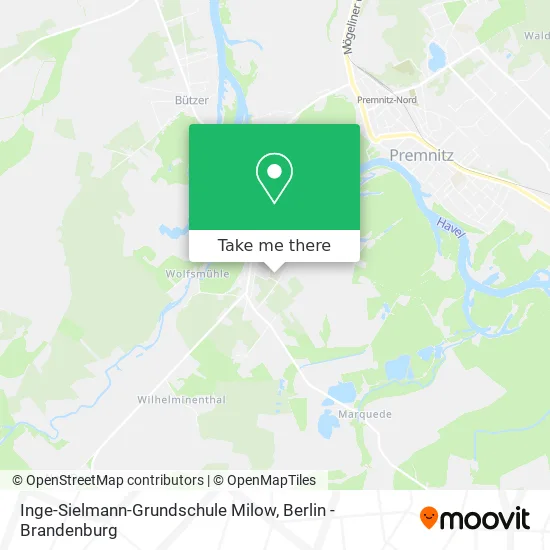 Inge-Sielmann-Grundschule Milow map