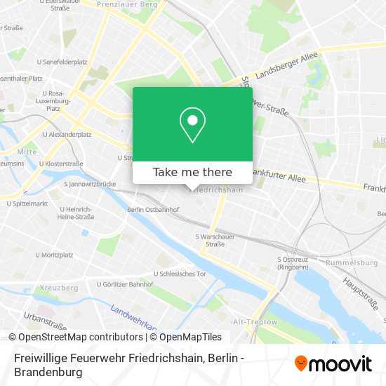 Карта Freiwillige Feuerwehr Friedrichshain