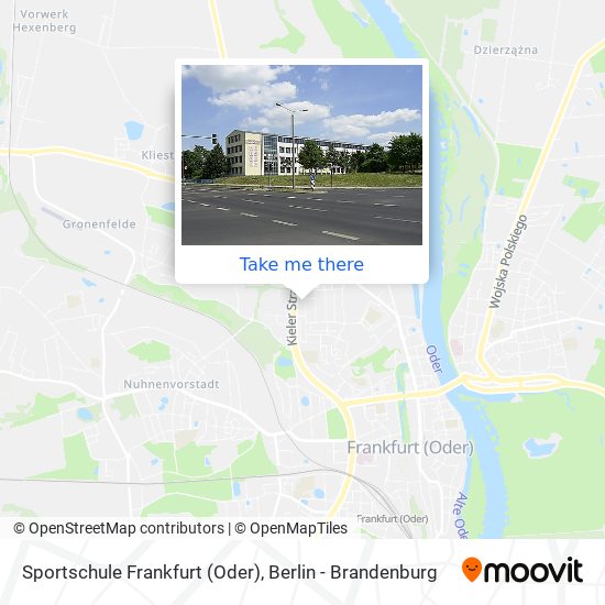 Sportschule Frankfurt (Oder) map