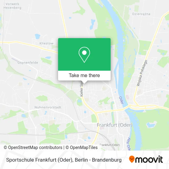 Карта Sportschule Frankfurt (Oder)