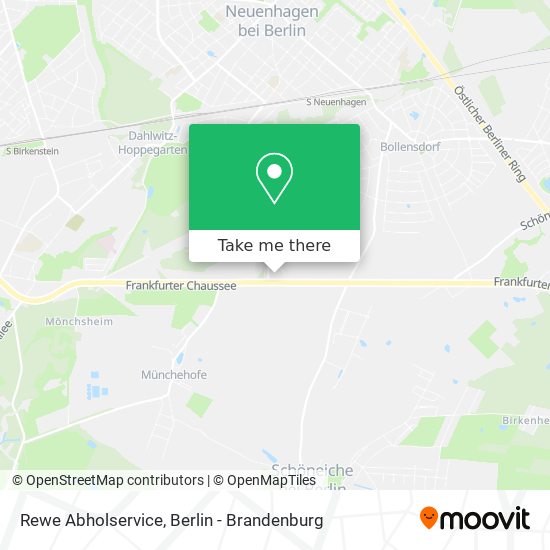 Rewe Abholservice map