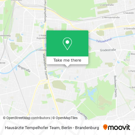 Карта Hausärzte Tempelhofer Team