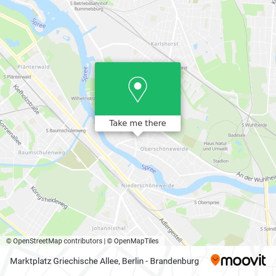 Marktplatz Griechische Allee map