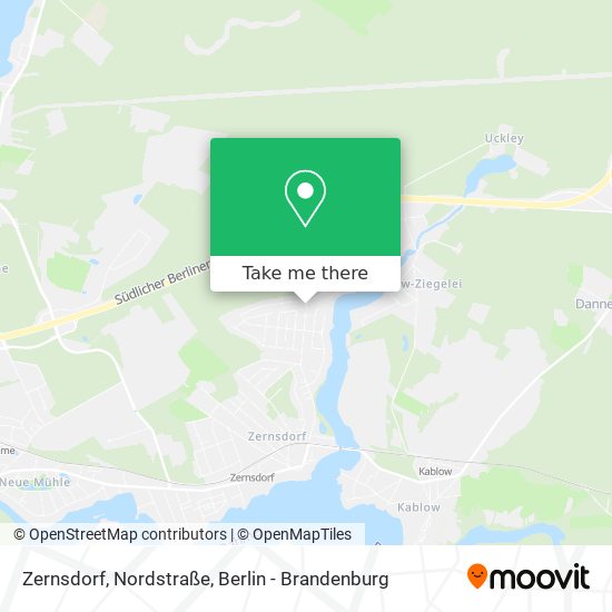 Zernsdorf, Nordstraße map