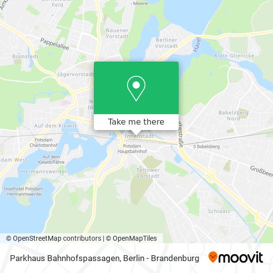 Parkhaus Bahnhofspassagen map