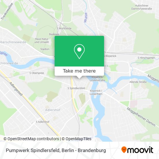 Pumpwerk Spindlersfeld map