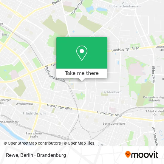 Карта Rewe