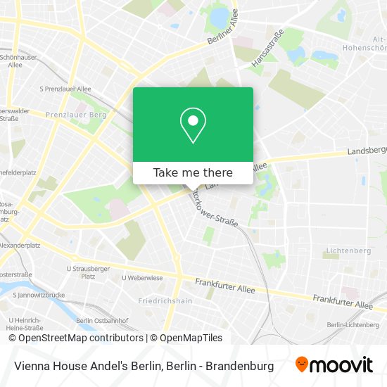 Vienna House Andel's Berlin map