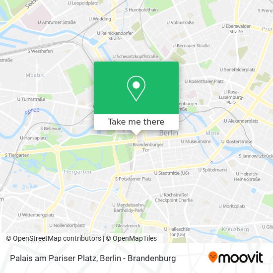 Карта Palais am Pariser Platz
