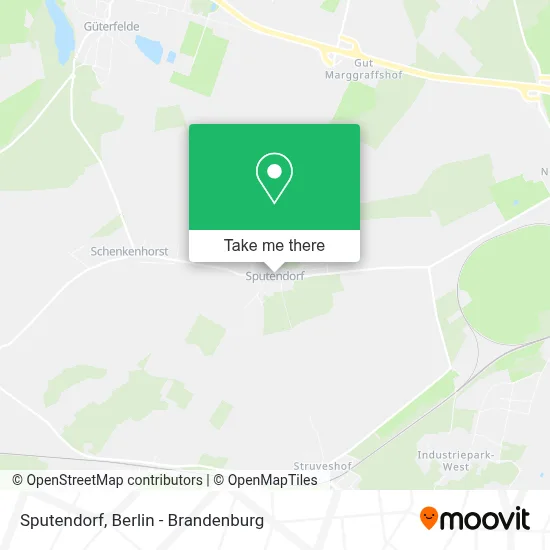 Sputendorf map