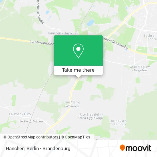 Hänchen map