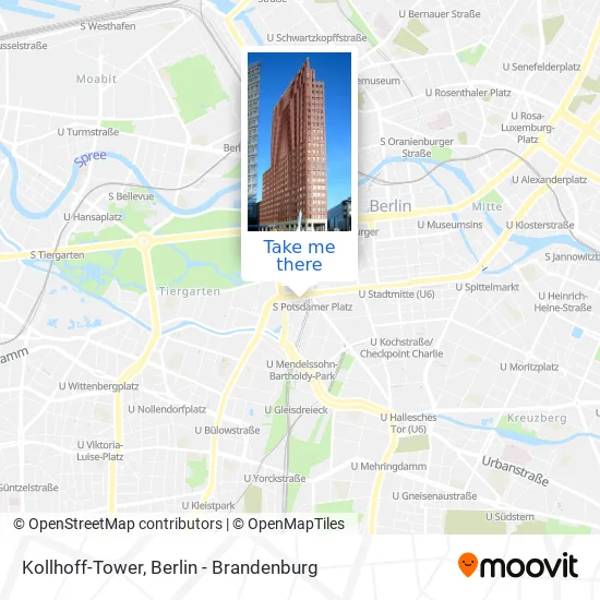 Карта Kollhoff-Tower