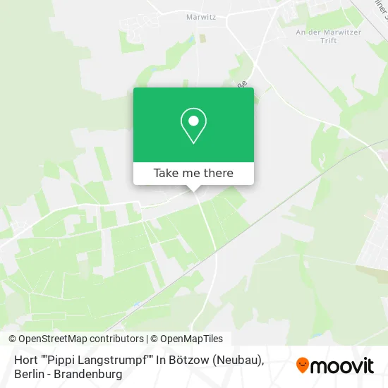 Карта Hort ""Pippi Langstrumpf"" In Bötzow (Neubau)