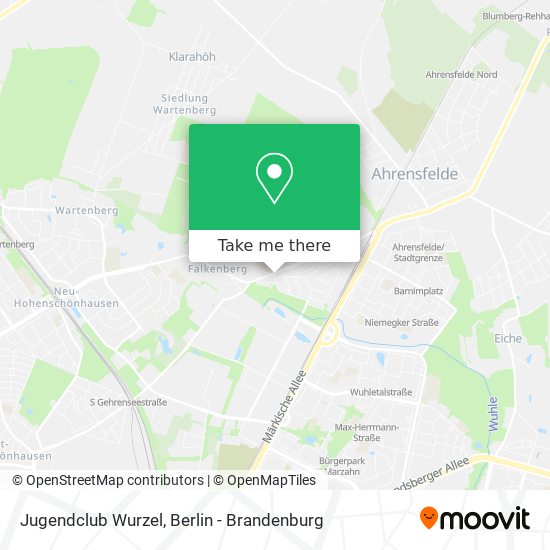 Jugendclub Wurzel map