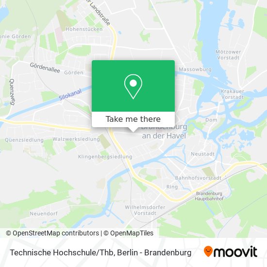 Technische Hochschule/Thb map