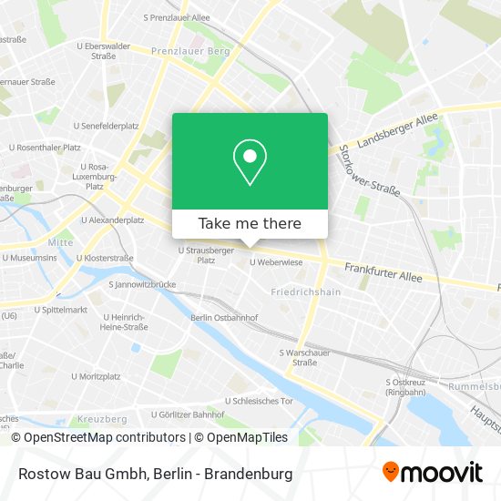 Rostow Bau Gmbh map