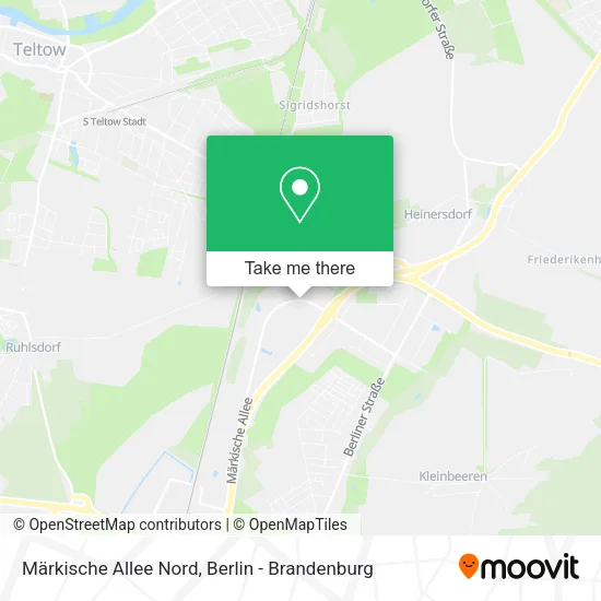 Карта Märkische Allee Nord