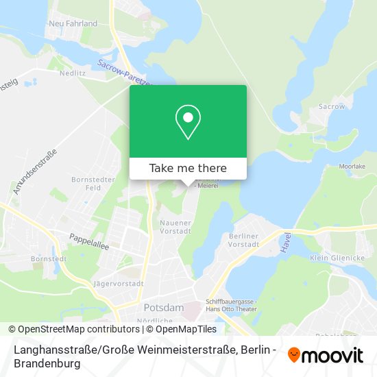 Карта Langhansstraße / Große Weinmeisterstraße