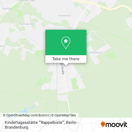 Kindertagesstätte ""Rappelkiste"" map